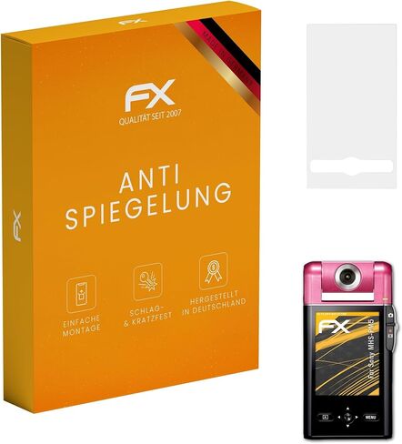 واقي شاشة atFoliX متوافق مع طبقة حماية شاشة Sony MHS-PM5، طبقة حماية FX مضادة للانعكاس وممتصة للصدمات (3X) in Kuwait