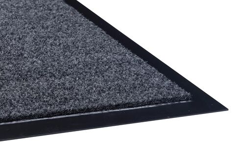 Guardian Golden Series Woven Indoor Wiper Floor Mat, Vinyl/Polypropylene, 3'x5', Charcoal in Kuwait