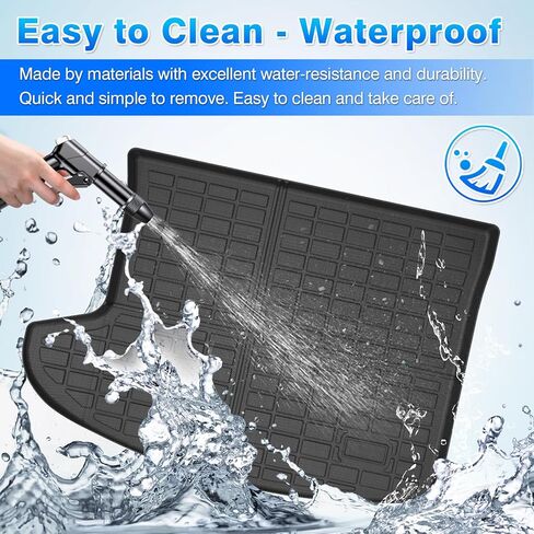 Cartist Floor Mats for Jeep Compass/Patriot 2007-2016 & Dodge Caliber 2007-2012, All Weather Cargo Liner for Compass Accessories, Heavy Duty TPE Cargo Mats, Car Accessories in Saudi Arabia