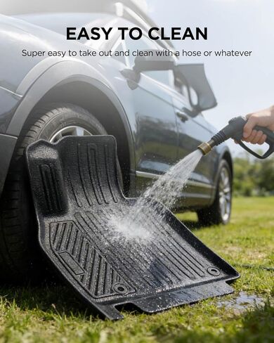 Floor Mats & Backrest & Cargo Mat for Kia Telluride 2020-2025（7&8 Seats: Full Coverage Car Liner Set, All Weather Protector Heavy Duty TPE Automotive Interior Accessories 2024 2023 2022 2021 in Kuwait