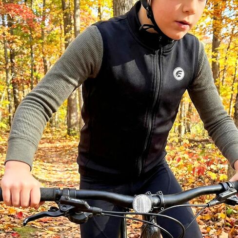Kids Softshell Vest Windproof Warm & Breathable, for Cycling, Running, Soccer, Equestrian, Golf, Kids Vest Boys in Saudi Arabia