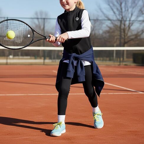 Kids Softshell Vest Windproof Warm & Breathable, for Cycling, Running, Soccer, Equestrian, Golf, Kids Vest Boys in Saudi Arabia