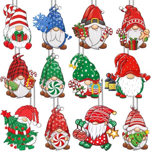 Demissle 24 Pcs Christmas Car Air Fresheners Bulk Peppermint Candy Hanging Car Air Freshener Xmas Red and Green Candy Ornaments Holiday Rearview Mirror Decor for Women Car Accessories Xmas Gifts in Saudi Arabia