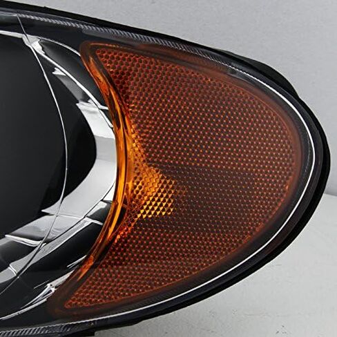 AKKON - For Chrysler Town & Country OE Replacement Black Bezel Headlights Driver/Passenger Head Lamps Pair New in Saudi Arabia