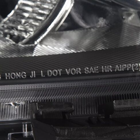 Headlights Assembly OE Style For 2008 2009 2010 2011 2012 2013 Nissan Rogue S SL SV Krom/2014 2015 Nissan Rogue Select S Replacement Halogen Headlamps Black Housing Clear Lens in Kuwait