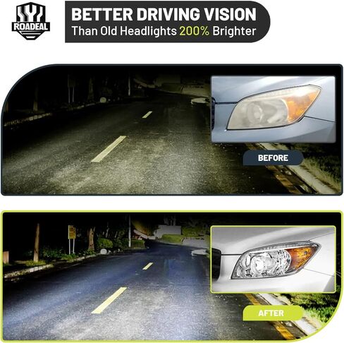 مجموعة المصابيح الأمامية ث/لمبات لـ 2006 2007 2008 تويوتا RAV4 كشافات استبدال الكروم الإسكان العنبر عاكس سائق وجانب الركاب in Kuwait