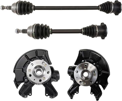 TRQ Front CV Axles & Steering Knuckles Fits 2012-2017 Toyota Camry in Kuwait