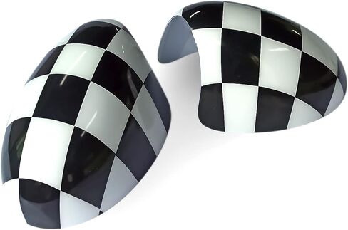 Outside Rearview Side Mirror Cover Cap for Mini 2009-2014 Manual fold in Grey Jack Style in Kuwait