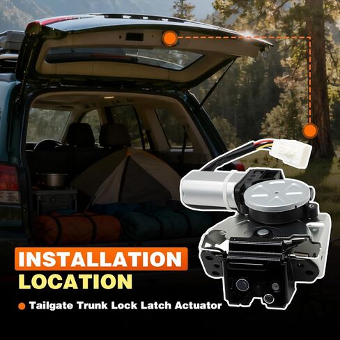 Tailgate Trunk Lock Latch Actuator Compatible with 2010-2019 Highlander 2013-2015 R-AV Four 2009-2016 Venza Replaces 693500E100 693500T010 in Saudi Arabia