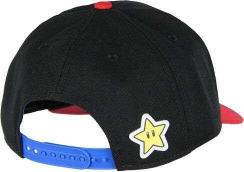 Nintendo Super Mario Adjustable Snapback Hat - Men's Classic Baseball Cap OSFM in Saudi Arabia