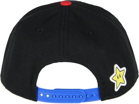 Nintendo Super Mario Adjustable Snapback Hat - Men's Classic Baseball Cap OSFM in Saudi Arabia