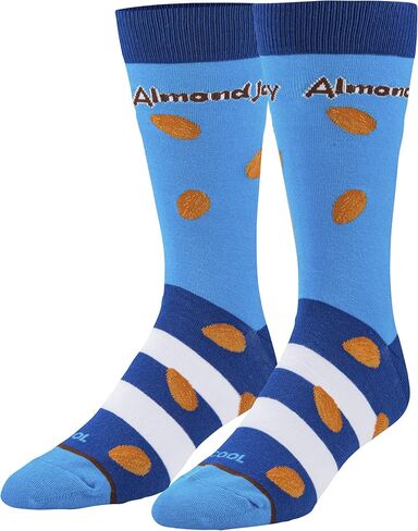 Cool Socks Almond Joy Fun Print Novelty Crew Socks for Men & Women in Kuwait