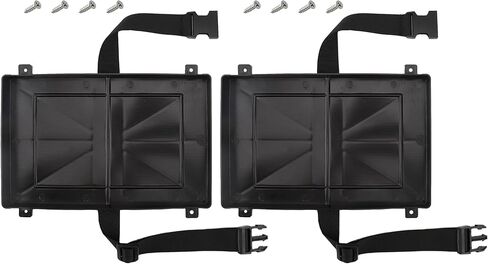 2 حزمة مجموعة 24 علبة بطارية لحامل البطاريات البحرية شديدة التحمل للقوارب RV والسيارات والمزيد، صندوق بطارية غير قابل للانزلاق لسلسلة 24 بطارية in Kuwait