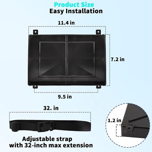 2 حزمة مجموعة 24 علبة بطارية لحامل البطاريات البحرية شديدة التحمل للقوارب RV والسيارات والمزيد، صندوق بطارية غير قابل للانزلاق لسلسلة 24 بطارية in Kuwait