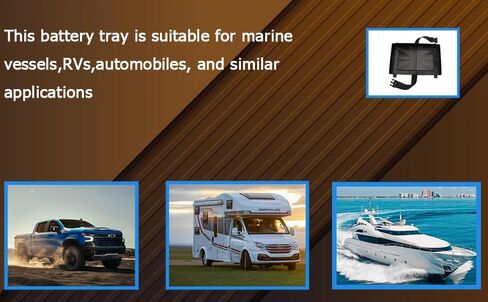 2 حزمة مجموعة 24 علبة بطارية لحامل البطاريات البحرية شديدة التحمل للقوارب RV والسيارات والمزيد، صندوق بطارية غير قابل للانزلاق لسلسلة 24 بطارية in Kuwait
