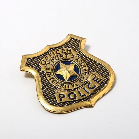 Judy Police Officer Badge Pin – Realistic Metal Shield Brooch for Cosplay, Halloween, Party Costume – Law Enforcement Inspired Uniform Accessory for Women Men in Saudi Arabia