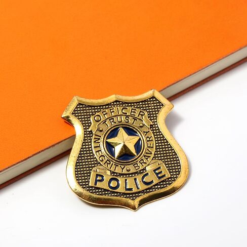 Judy Police Officer Badge Pin – Realistic Metal Shield Brooch for Cosplay, Halloween, Party Costume – Law Enforcement Inspired Uniform Accessory for Women Men in Saudi Arabia