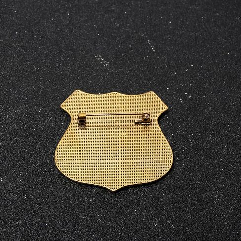 Judy Police Officer Badge Pin – Realistic Metal Shield Brooch for Cosplay, Halloween, Party Costume – Law Enforcement Inspired Uniform Accessory for Women Men in Saudi Arabia