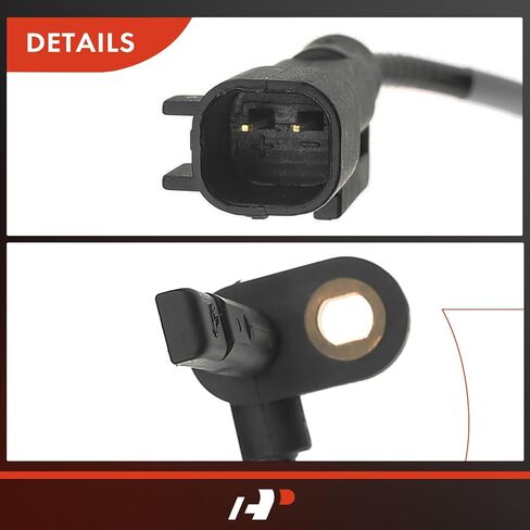 A-Premium ABS Wheel Speed Sensor Compatible with Mitsubishi Models - Lancer 2008-2015, Outlander 2007-2014, Outlander Sport 2011-2012 - Front Driver and Passenger Side in Saudi Arabia