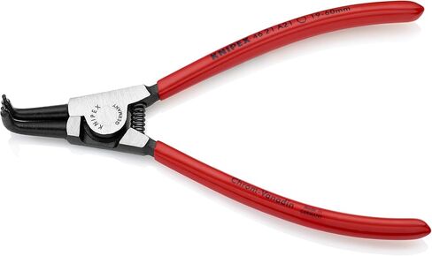 KNIPEX Tools - Circlip Pliers, External, 90 Degree Angled, Forged Tip, 3/4"-2 23/64" Shaft Dia. (4621A21), 6.75, Black in Saudi Arabia