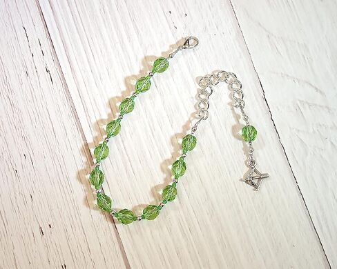 Artemis Prayer Bead Bracelet: Greek Goddess of the Wilderness, Wild Animals, Huntress, Protector of Young Women and Girls in Saudi Arabia