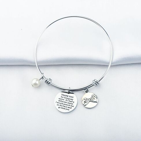 Thank You For Being My Sister Bracelets Gifts Sisters Gift From Sister Brother Friend Bracelet Friendship Jewelry Bracelet in Saudi Arabia