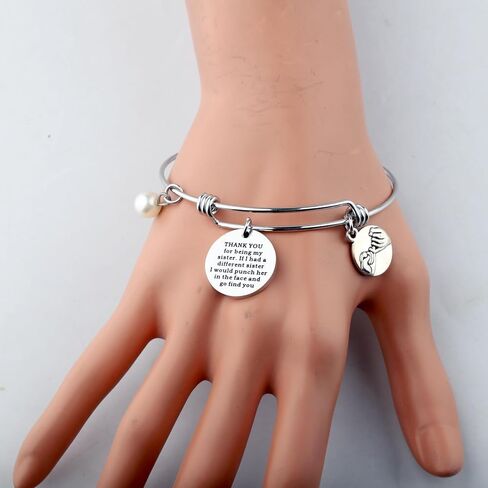 Thank You For Being My Sister Bracelets Gifts Sisters Gift From Sister Brother Friend Bracelet Friendship Jewelry Bracelet in Saudi Arabia
