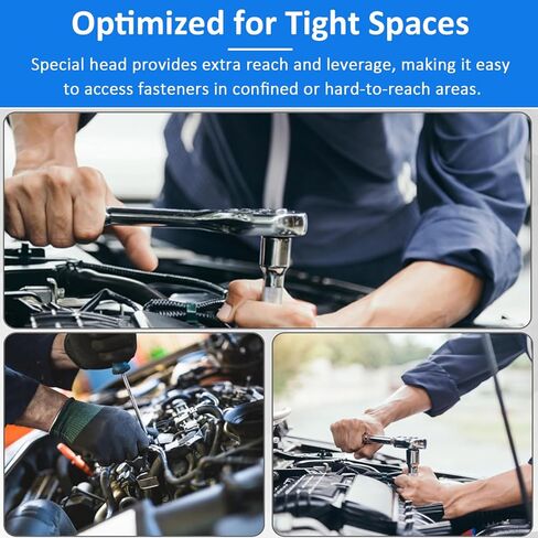 Socket Wrench Adapters, 4pcs 1/2",1/4" And 3/8" Square Drive Adapters, Double-head External Square Internal Hexagonal Connector Electric Wrench For Head Outer Square Electric Wrench Extension Rod in Kuwait