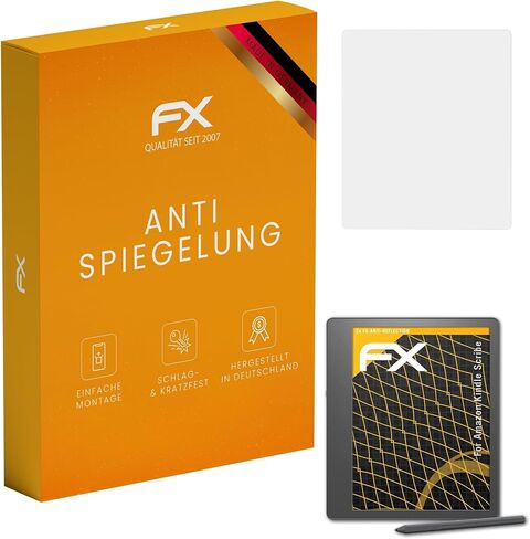 واقي شاشة atFoliX متوافق مع طبقة حماية شاشة Amazn Kindl Scribe، طبقة حماية FX مضادة للانعكاس وممتصة للصدمات (2X) in Kuwait