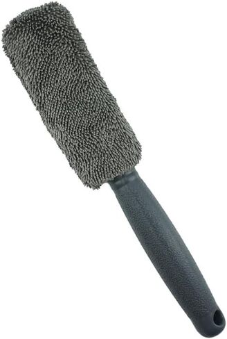 Soft Microfiber Wheel Brush, Non-Scratch Wheel Cleaning Brush Rim Cleaner Tool for Cars, Bikes, Trucks, Motorcycles in Saudi Arabia