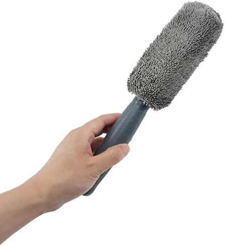 Soft Microfiber Wheel Brush, Non-Scratch Wheel Cleaning Brush Rim Cleaner Tool for Cars, Bikes, Trucks, Motorcycles in Saudi Arabia