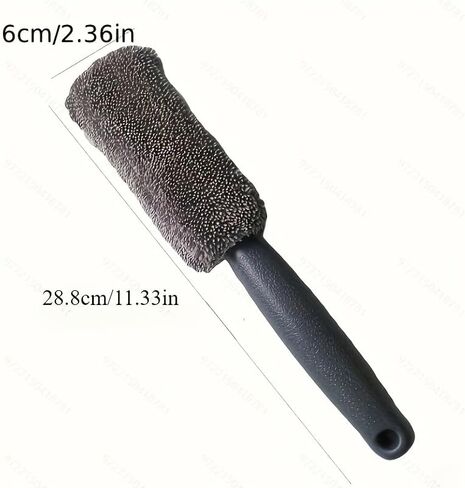 Soft Microfiber Wheel Brush, Non-Scratch Wheel Cleaning Brush Rim Cleaner Tool for Cars, Bikes, Trucks, Motorcycles in Saudi Arabia