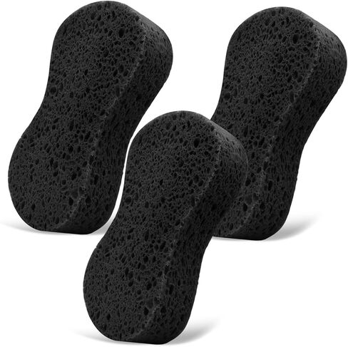 3PCS Car Wash Sponge, Heavy Duty Car Sponges for Washing, Car Accessories Large Sponges for Cleaning, Automotive Cleaning Supplies, Eco Friendly Sponge (7.68 x 3.74 x 1.38 Inch), White in Saudi Arabia