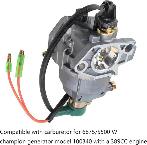 Compatible with 100340 Carburetor compatible with 6875/5500 W Champion Generator Model 100340 with a 389CC engine in Kuwait