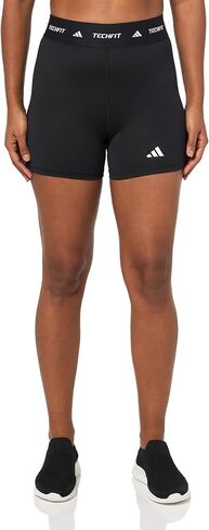 adidas Women's Techfit Short Leggings, Black, 2XL3 in Saudi Arabia