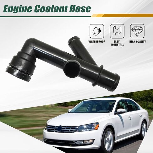 Priprilod Engine Coolant Hose Connector Compatible with VW Jetta Beetle Passat 2014-2017 replace 5C0122291E Engine Coolant Hose Fitting in Saudi Arabia