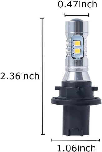 Xenon White Error Free PH24WY SPH24 12272 LED Bulbs Backup Lights For Cadillac SRX Chevrolet GMC Pack of 2 in Kuwait