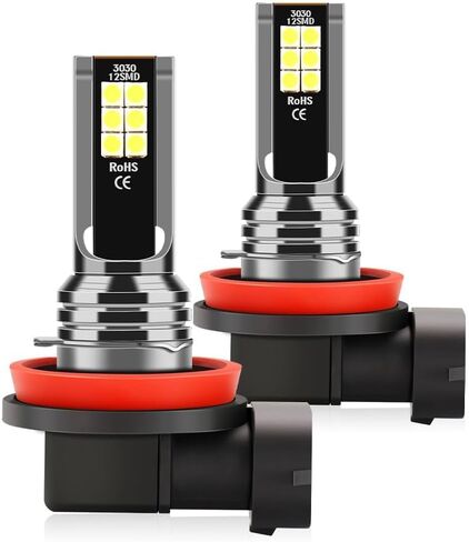 متوافق مع مصابيح الإضاءة الأمامية Freightliner Cascadia 2008-2017، H11 High Beam + H11 Low Beam + H11Fog Light Bulbs Combo، سطوع 600% 6500K 22000LM، التوصيل والتشغيل، حزمة من 6 in Saudi Arabia
