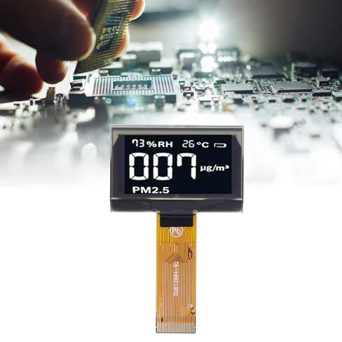 لوحة LCD رقمية، وحدة عرض LCD مرنة 24 دبوس SSD1309 Drive 1.54 بوصة 128x64 (MRC128-1 أبيض) in Kuwait