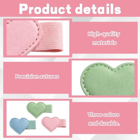 3 PCS Magnetic Bookmark Pen Holder, Heart Shaped Reading Accessory with Leather Bookmark Set, Book Organization Tool for Professionals, Colorful Bookmarks with Storage Box in Kuwait