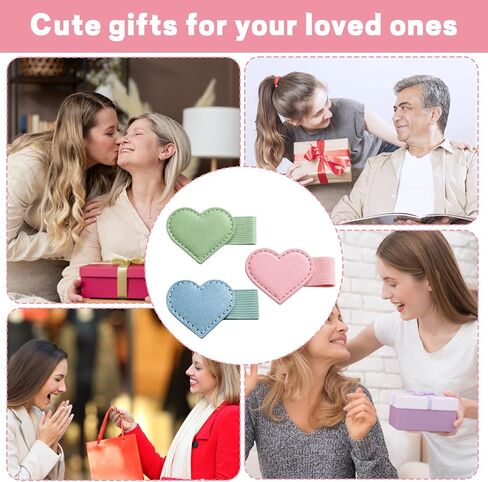 3 PCS Magnetic Bookmark Pen Holder, Heart Shaped Reading Accessory with Leather Bookmark Set, Book Organization Tool for Professionals, Colorful Bookmarks with Storage Box in Kuwait