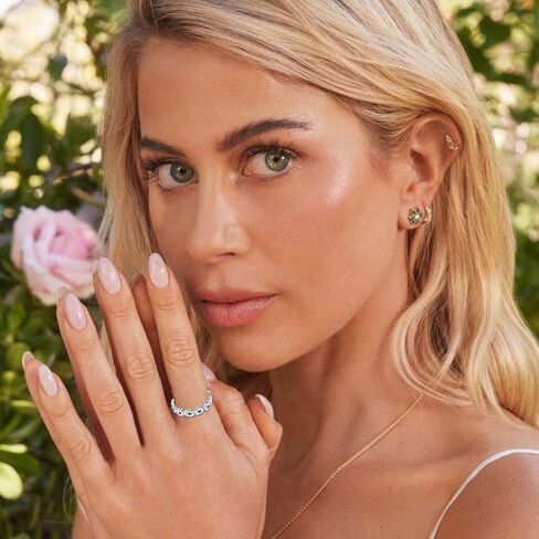 HEEYA Dainty Daisy Rings for Women,Sterling Silver Rings to my Daughter,Adjustable Thumb Ring for Women,Daisy Flowers Rings for Daughter,Thumb Jewelry for Birthday,Wedding with Gift Card in Saudi Arabia