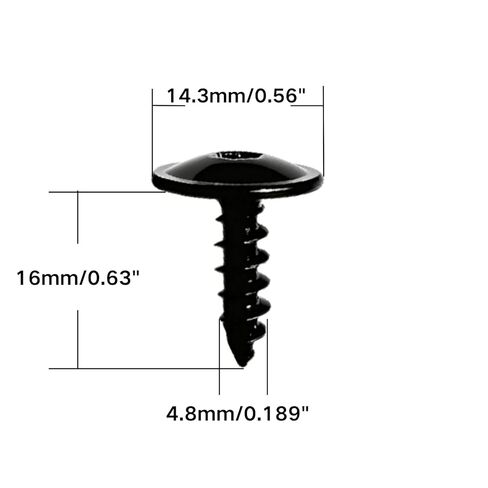 30pcs T25 M5-2 Fender Liner Splash Shield Bumper Cover Self Tapping Torx Screw N90974701 Compatiable with VW Porsche in Saudi Arabia