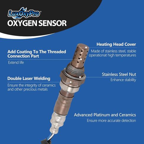 Oxygen O2 Sensor Downstream for Toyota 4Runner FJ Cruiser Camry for RAV4 Solara Tacoma 2.7L 3.0L 3.3L 3.4L 3.5L 4.0L V6 4.7L V8 2001-2012, Replace 234-4261 in Kuwait