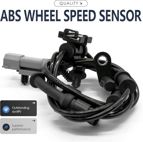 2PCS Rear Left and Right Abs Wheel Speed Sensor Compatible with Chrysler 300 Challenger Charger 4779642AA RWD w/o Heavy Duty Brakes 11 12 13 14 15 16 17 18 19 20 21 22 in Saudi Arabia