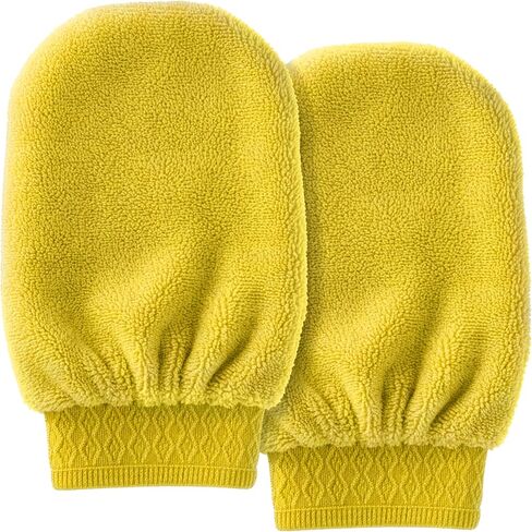 DecorRack 2 Pack Microfiber Cleaning Mitts for Dusting, Washing Cars, Windows, Furniture, and Household Surfaces, Lint-Free & Reusable,Gray (Pack of 2) in Saudi Arabia