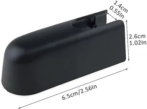 Rear Wiper Arm Cover Cap Compatible with Nissan Rogue 2008–2022 – Rear Windshield Rocker Arm Replacement – Durable Black Plastic Cover in Saudi Arabia