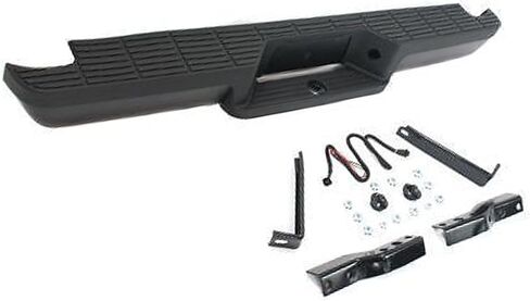MBI AUTO - Steel Black, Complete Rear Step Bumper Assembly for 1993-2011 Ford Ranger, FO1102257 in Kuwait
