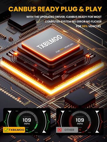 Upgraded Light Bulbs Kit Compatible For Ford F250 350 450 Super Duty 2005-2022, 6000K White Plug-and-Play Super Bright Lights Bulbs - 6Pack in Kuwait