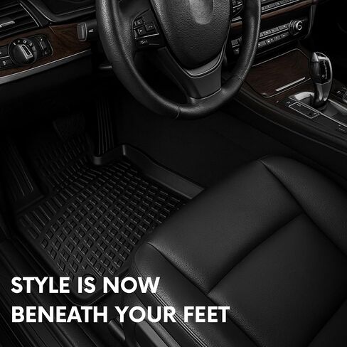 سجادات أرضية لسيارة BMW الفئة الخامسة E39 1996-2003 | بطانة أرضية مخصصة للسيارات | عديم الرائحة لجميع الأحوال الجوية مقاوم للماء بطانة ثلاثية الأبعاد | إكسسوارات داخلية سجادات السيارة باللون الأسود in Kuwait